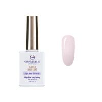 Rubber Base Coat Light Rose Shimmer 15 ml Engros