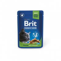 Brit Premium Sterilised, Pui, plic hrană umedă pisici sterilizate, (în sos), 100g