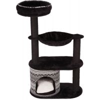 Ansamblugiada, cu Sisal, cu Hamac, 112 cm/ 65 × 38 cm, Negru/Alb, 43466