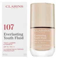 Clarins Everlasting Youth Fluid machiaj persistent anti îmbătrânirea pielii 107 Beige 30 ml
