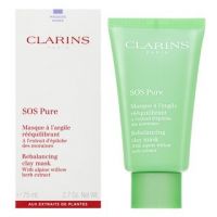 Clarins SOS Pure Rebalancing Clay Mask spumă de curățare pentru piele uleioasă 75 ml