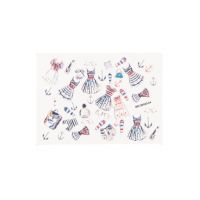 Abtibild unghii 5D pe baza de apa rochie MG190520-04