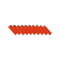 Buffer abraziv portocaliu/negru Engros - set 10 buc
