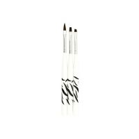 Pensule Gel/Acryl 3 set zebra