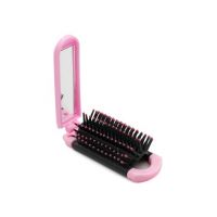 Perie pliabila dreptunghi Pocket Pink
