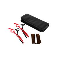Set 2 foarfece profesionale Tuns-Filat rosie Engros
