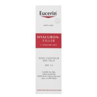 Eucerin Hyaluron-Filler + Volume Lift Eye Contour Care cremă hidratantă pentru zona ochilor 15 ml