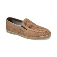 Mocasini casual BITE THE BULLET gri, OY407, din nabuc