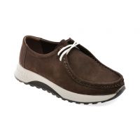 Mocasini casual BITE THE BULLET maro, SY334, din nabuc