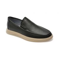 Mocasini casual BITE THE BULLET negri, OY970, din piele naturala