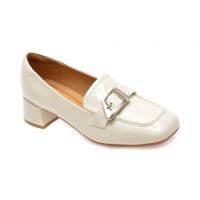 Mocasini casual FLAVIA PASSINI bej, 23809, din piele naturala lacuita