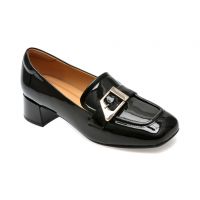Mocasini casual FLAVIA PASSINI negri, 23809, din piele naturala lacuita