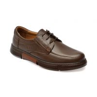 Mocasini casual OTTER maro, SH8003, din piele naturala