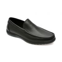 Mocasini casual OTTER negri, 153, din piele naturala