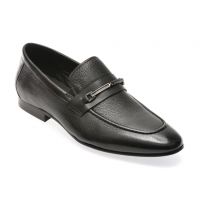 Mocasini eleganti EPICA negri, 662H05, din piele naturala