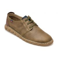 Pantofi CALLAGHAN kaki, 43200, din piele naturala