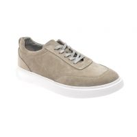 Pantofi casual AXXELLL gri, 7353, din piele intoarsa