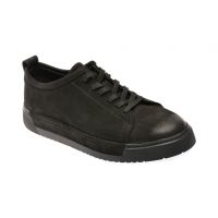Pantofi casual AXXELLL negri, 7279, din nabuc