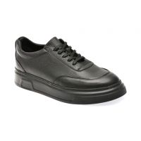 Pantofi casual AXXELLL negri, 7353, din piele naturala