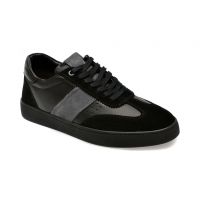 Pantofi casual BITE THE BULLET negri, ER2025, din piele naturala