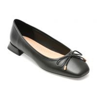 Balerini CLARKS negri, UBREE 15 STEP, din piele naturala