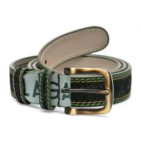 Curea LA GALERE kaki, 43716/40, din piele intoarsa