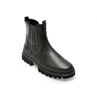 Ghete GABOR negre, 32511, din piele naturala