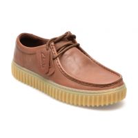 Mocasini CLARKS maro, TORHILL LO, din piele naturala