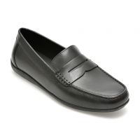 Mocasini GEOX negri, U450WC, din piele naturala