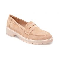 Mocasini GEOX nude, J3620C, din piele intoarsa