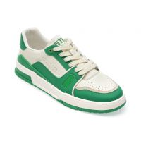 Pantofi casual BITE THE BULLET albi, 3288, din piele naturala