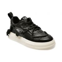 Pantofi casual GRYXX negri, 13, din piele naturala