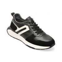 Pantofi casual GRYXX negri, 3252, din piele naturala