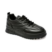 Pantofi casual GRYXX negri, 37091, din piele naturala