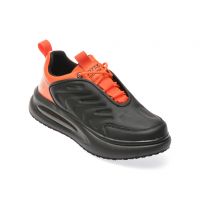 Pantofi casual GRYXX negri, K908, din piele ecologica