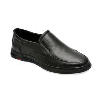 Pantofi casual OTTER negri, L24001, din piele naturala