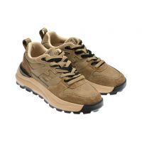 Pantofi casual URUS kaki, 88316, din piele ecologica