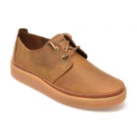 Pantofi CLARKS maro, CLARKWOOD LOW, din piele naturala