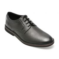 Pantofi CLARKS negri, ATTICUS LT LACE, din piele naturala