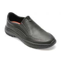 Pantofi CLARKS negri, CLARKS PRO STEP, din piele naturala
