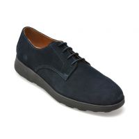Pantofi GEOX bleumarin, U45GHA, din piele intoarsa