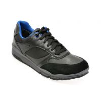 Pantofi GEOX negri, U36S7A, din piele ecologica
