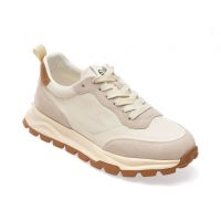 Pantofi sport  BITE THE BULLET albi, 3632, din material textil