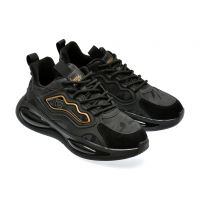 Pantofi sport SPORT negri, A819, din piele ecologica