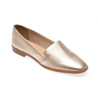 Mocasini casual ALDO argintii, 13741626, din piele naturala