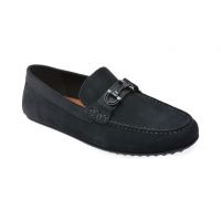 Mocasini casual ALDO bleumarin, 13750573, din piele intoarsa
