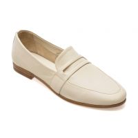 Mocasini casual GRYXX albi, 4105, din piele naturala