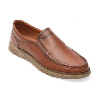 Mocasini casual GRYXX maro, 323248, din piele naturala
