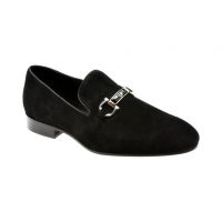 Mocasini eleganti ALDO negri, BOWTYE0011, din piele intoarsa