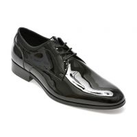 Pantofi ALDO negri, KINGSLEY004, din piele naturala lacuita